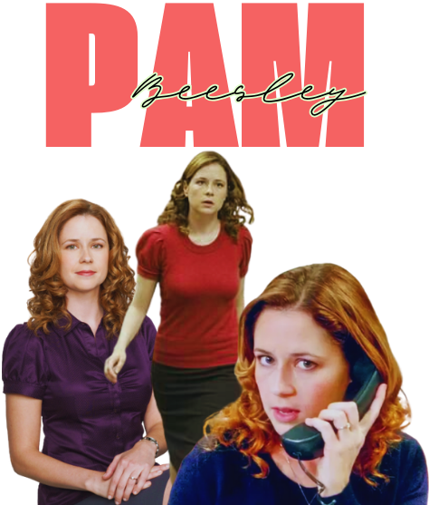 Camiseta Oversized - Pam Beesly