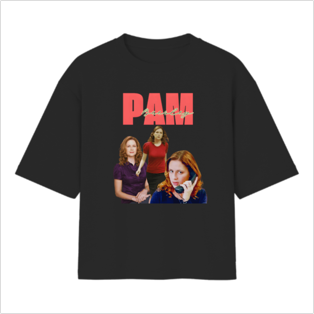 Camiseta Oversized - Pam Beesly