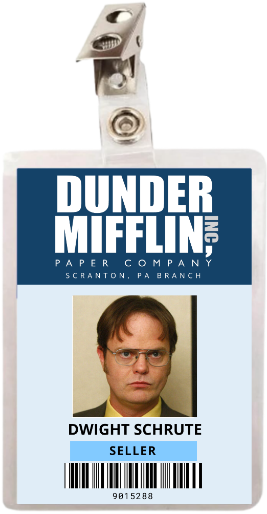 Camiseta Premimum - Crachá  Dwight