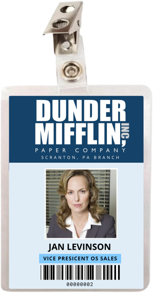 Camiseta Premimum - Crachá  Jan Levinson
