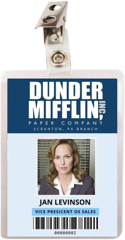 Camiseta Premimum - Crachá  Jan Levinson