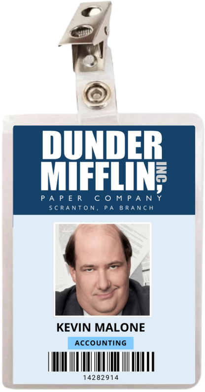 Camiseta Premimum - Crachá   Kevin Malone