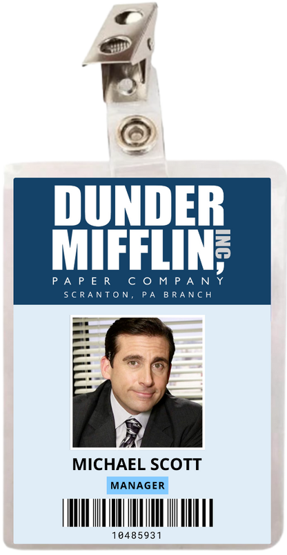 Camiseta Premimum - Crachá Michael Scott