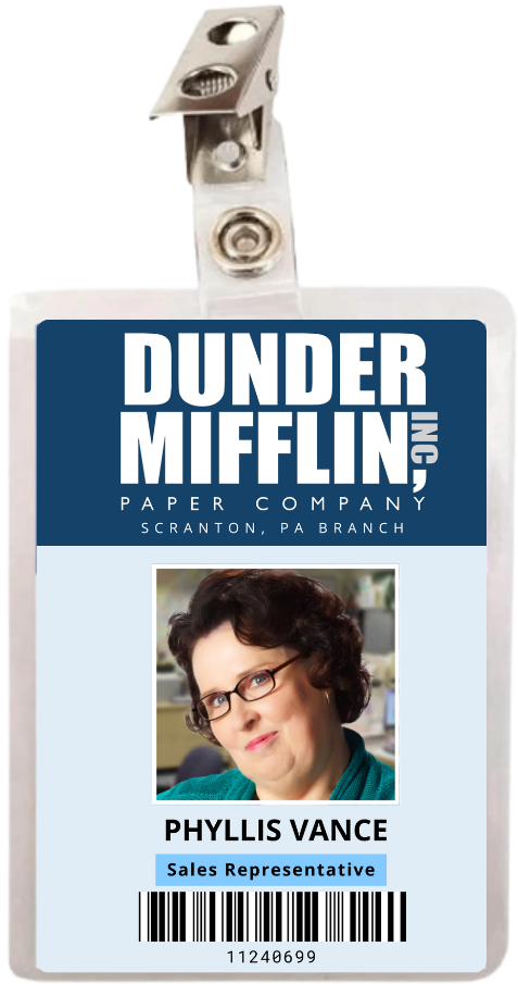 Camiseta Premimum - Crachá  Phyllis Vance
