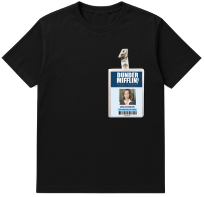 Camiseta Premimum - Crachá  Jan Levinson