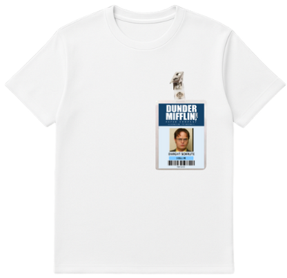 Camiseta Premimum - Crachá  Dwight