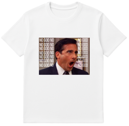 Camiseta Premimum - No God No !