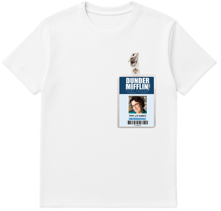 Camiseta Premimum - Crachá  Phyllis Vance