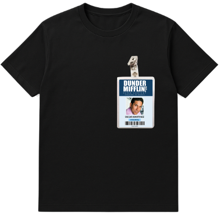 Camiseta Premimum - Crachá Oscar Martinez