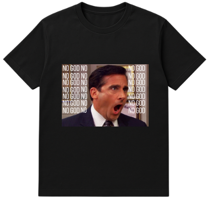 Camiseta Premimum - No God No !