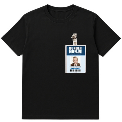 Camiseta Premimum - Crachá  Toby Flenderson