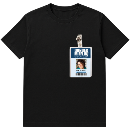 Camiseta Premimum - Crachá  Phyllis Vance