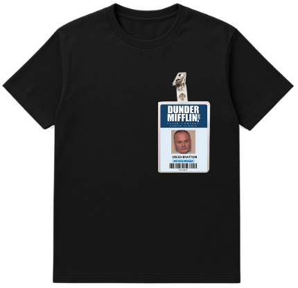 Camiseta Premimum - Crachá  Cred Bartom