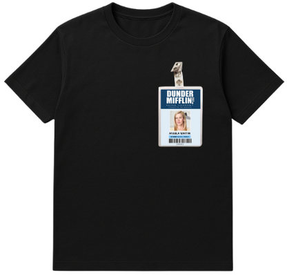 Camiseta Premimum - Crachá  Angela Martin