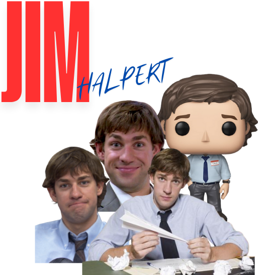Camiseta Oversized -  Jim Halpert