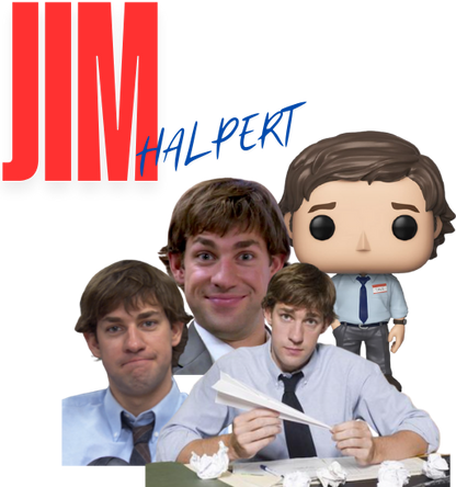 Camiseta Oversized -  Jim Halpert