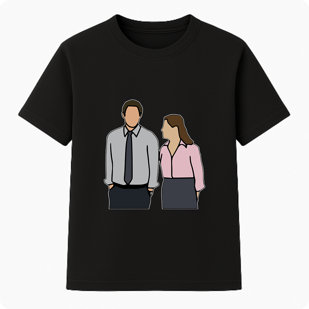 Camiseta Premium Unissex - Jim e Pam