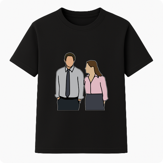 Camiseta Premium Unissex - Jim e Pam