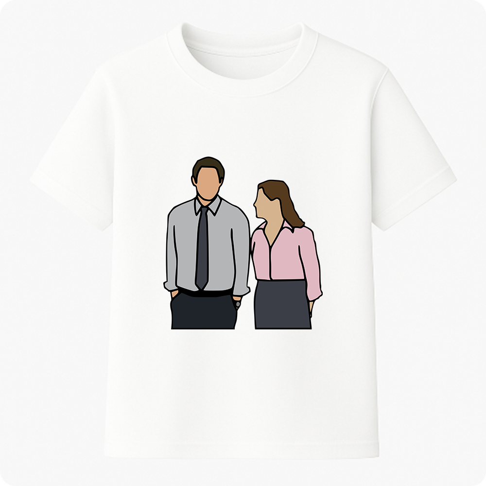 Camiseta Premium Unissex - Jim e Pam