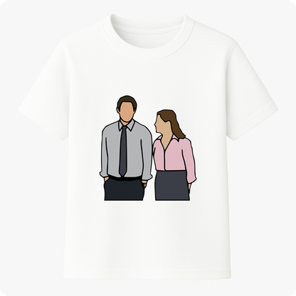 Camiseta Premium Unissex - Jim e Pam