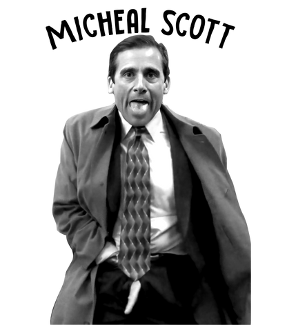 Camiseta Oversized - Michael Scott