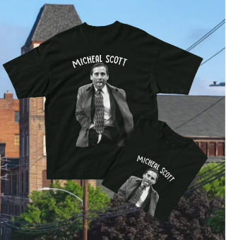 Camiseta Oversized - Michael Scott
