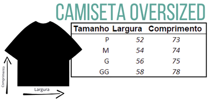 Camiseta Oversized -  Domingo a Noite