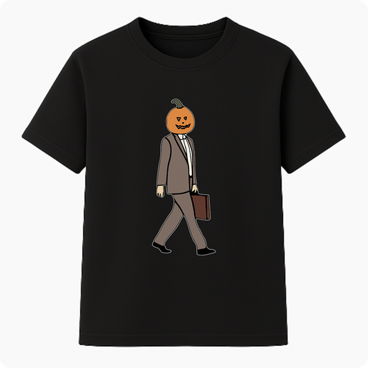 Camiseta Premium Unissex - Dwight cabeça de abóbora
