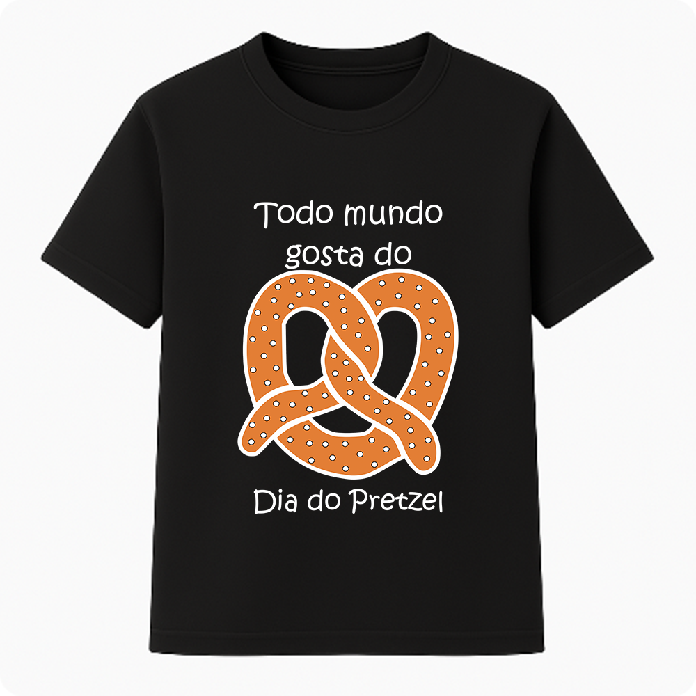 Camiseta Premium Unissex - Dia do Pretzel