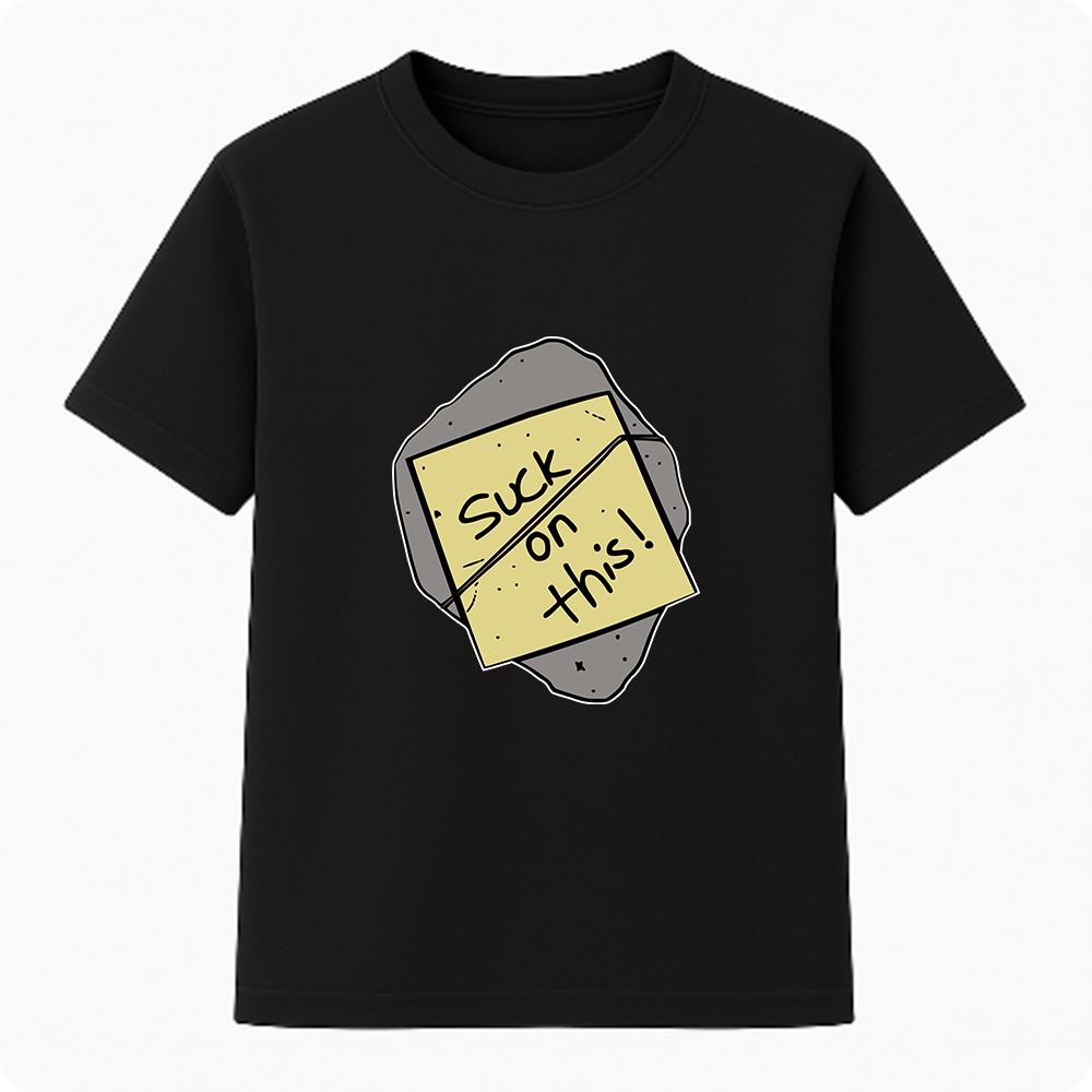 Camiseta Premium Unissex - Suck on this!