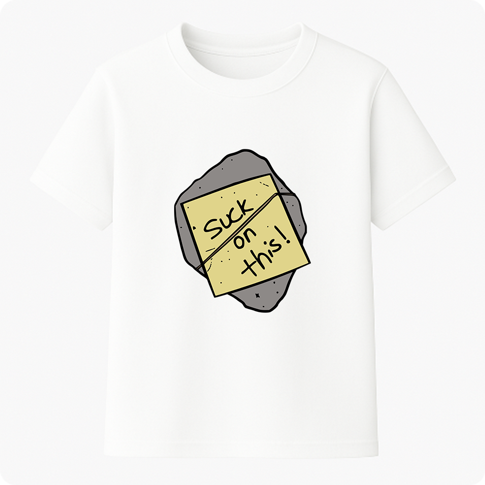 Camiseta Premium Unissex - Suck on this!