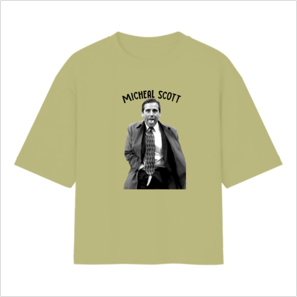 Camiseta Oversized - Michael Scott