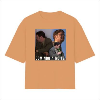 Camiseta Oversized -  Domingo a Noite