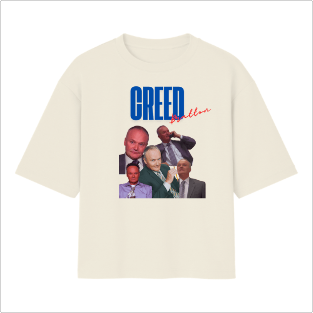 Camiseta Oversized -  Creed Brattom