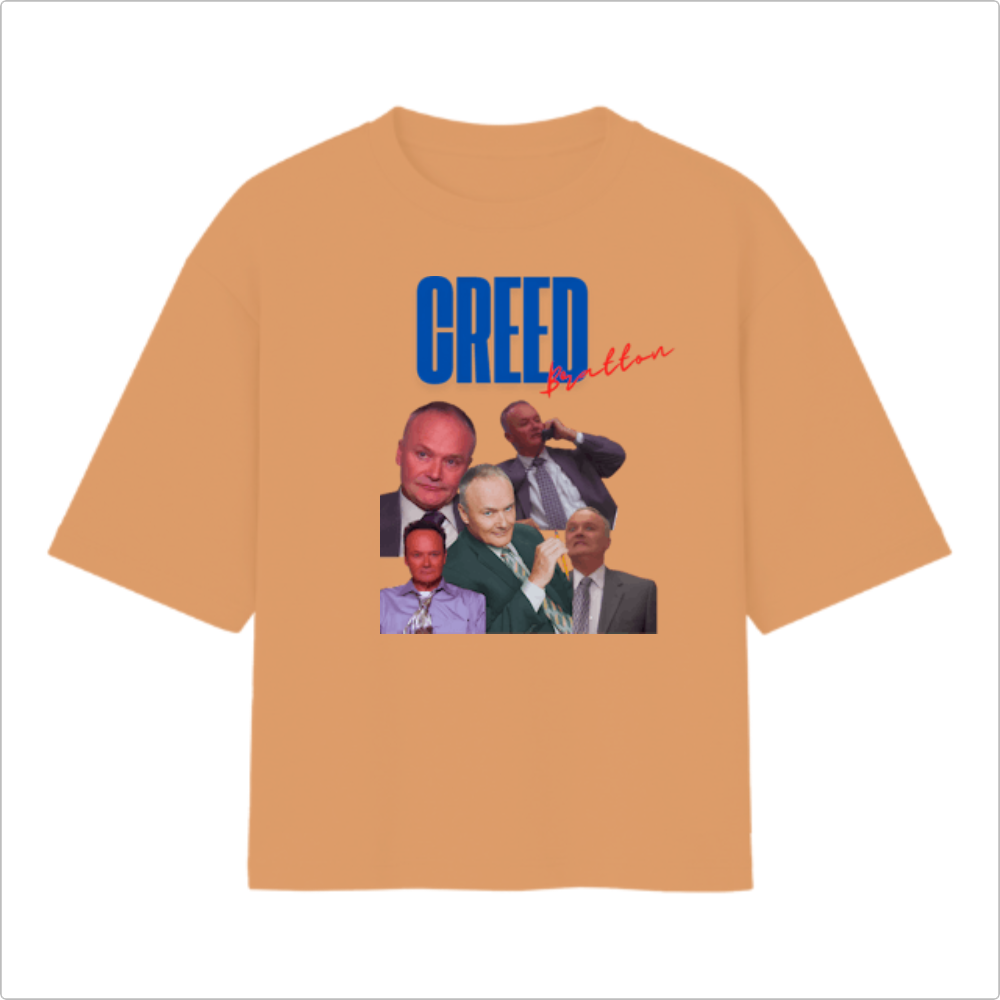 Camiseta Oversized -  Creed Brattom
