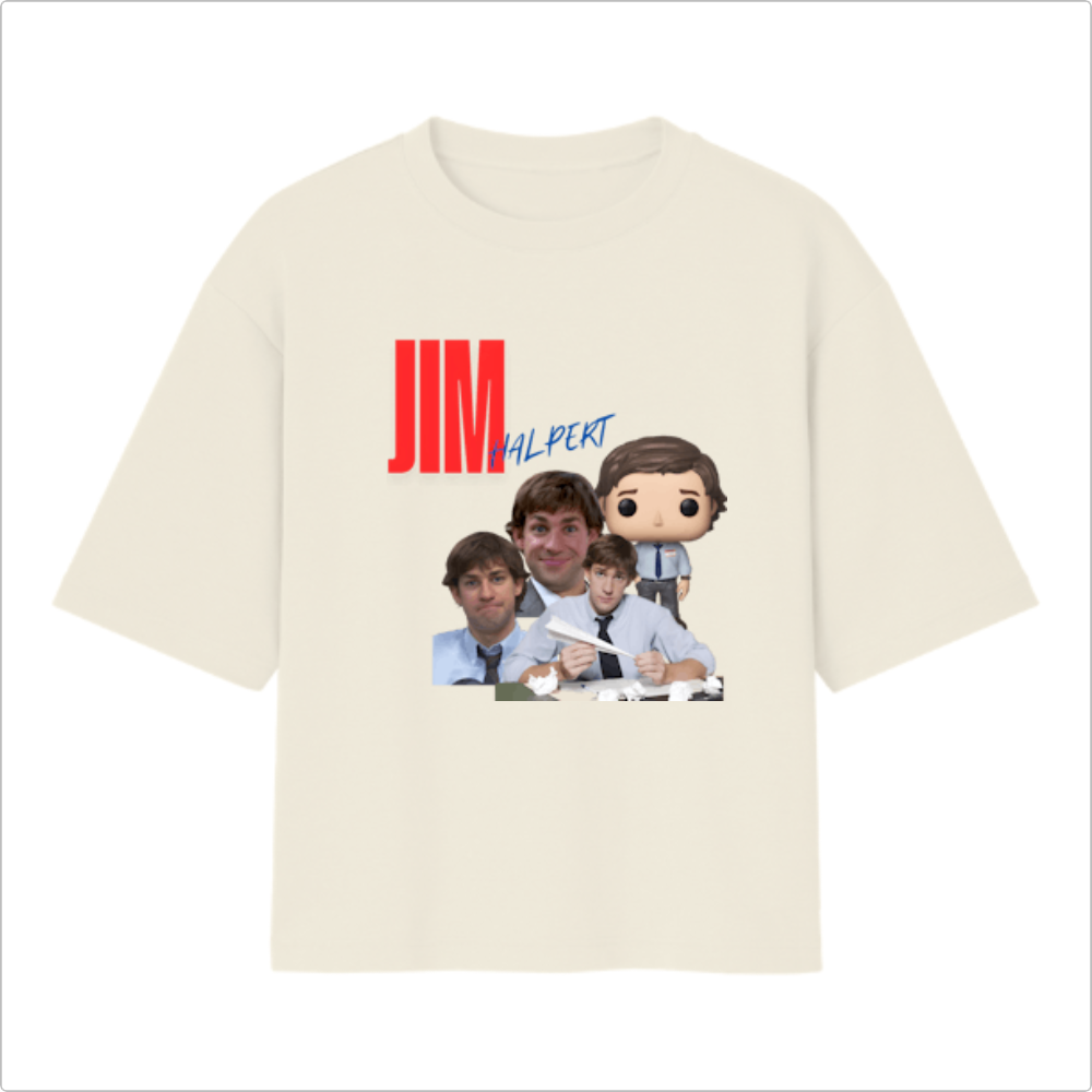 Camiseta Oversized -  Jim Halpert