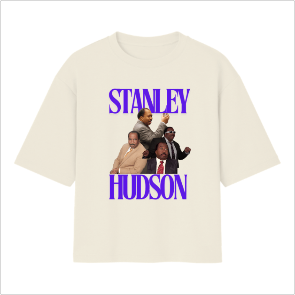 Camiseta Oversized -Stanley Hudson