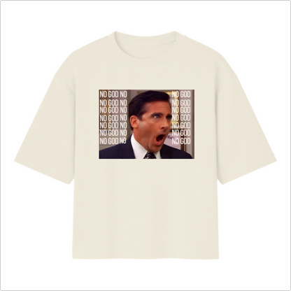 Camiseta Oversized - No God No !