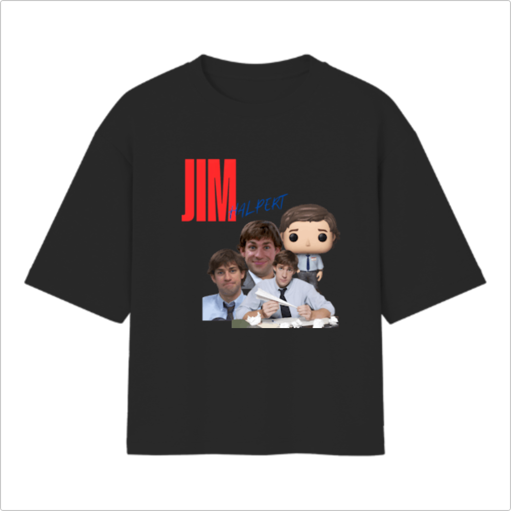 Camiseta Oversized -  Jim Halpert