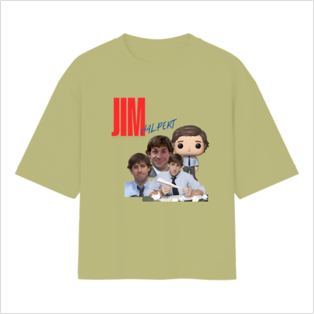 Camiseta Oversized -  Jim Halpert