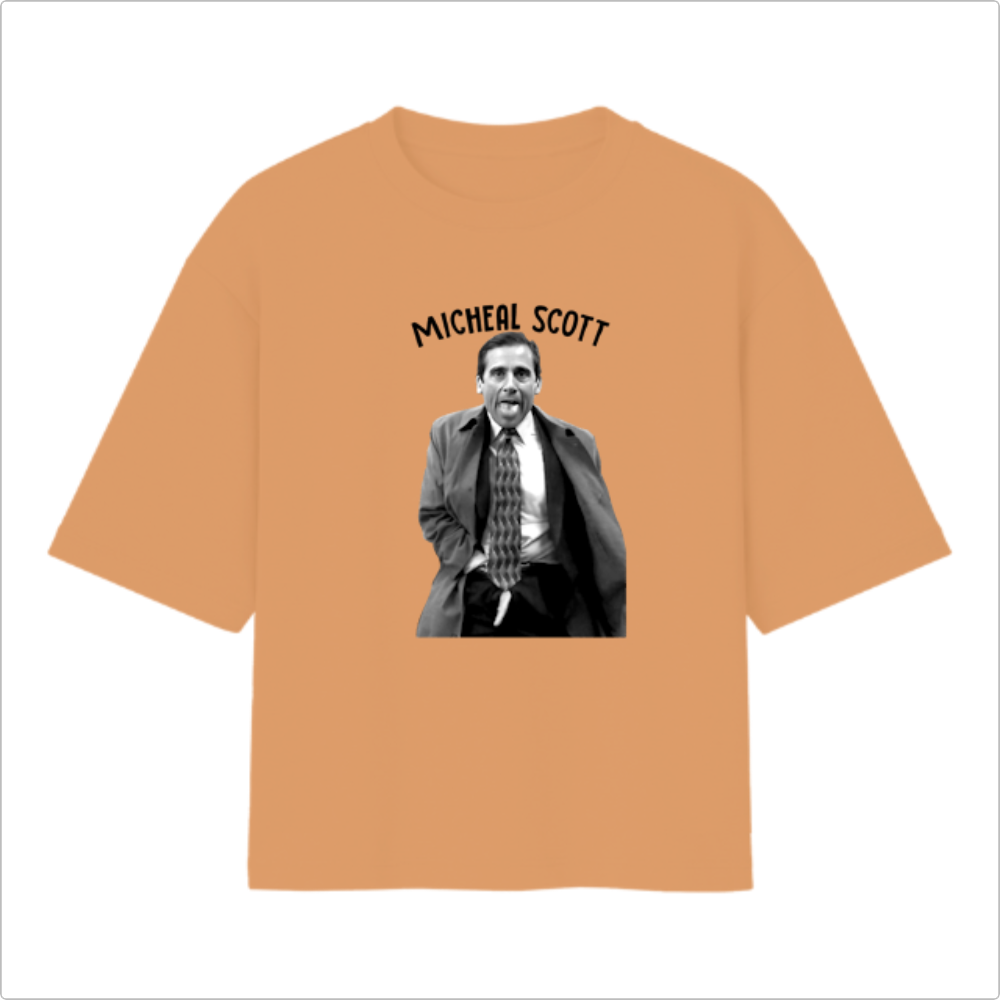 Camiseta Oversized - Michael Scott