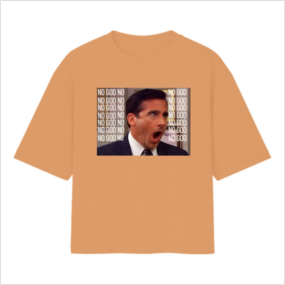 Camiseta Oversized - No God No !