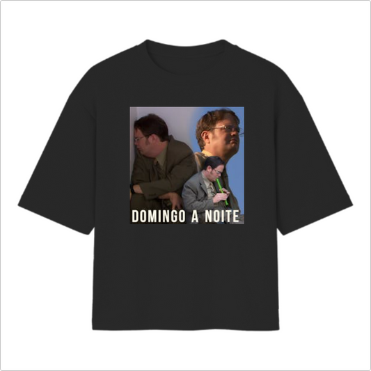 Camiseta Oversized -  Domingo a Noite